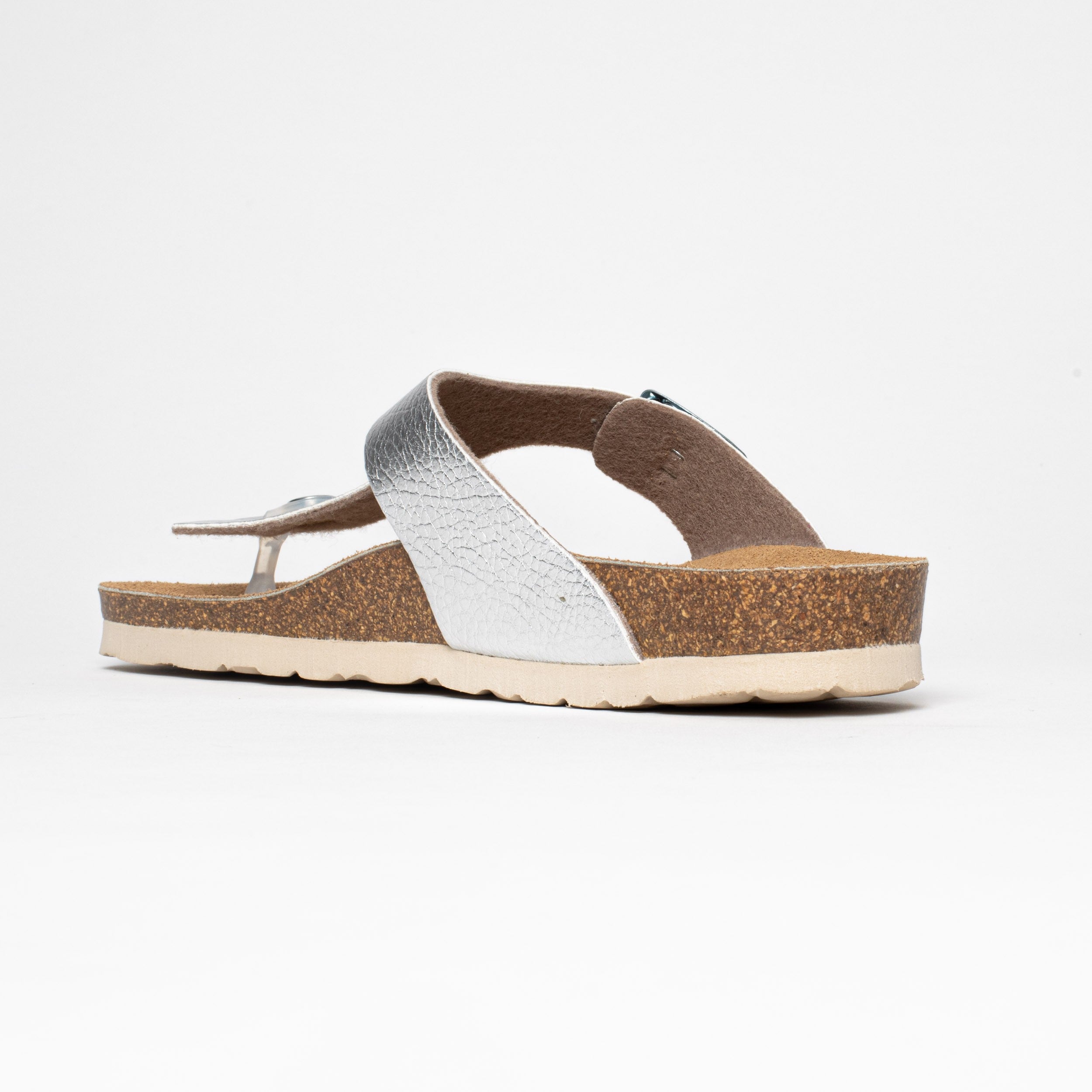 Cordoba Silver Toe-Toe Sandals