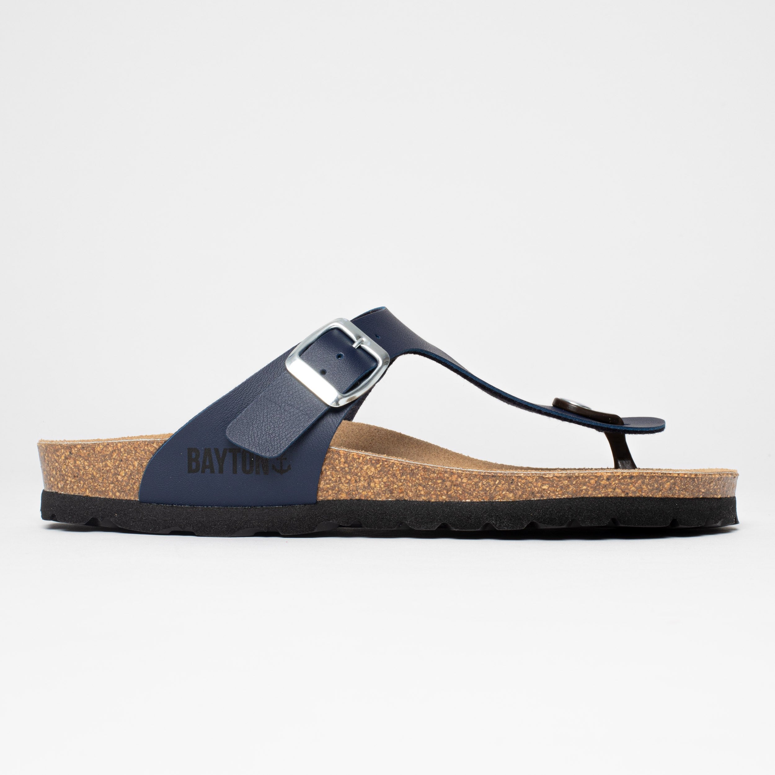 Cairns Navy Blue Toe Post Sandals