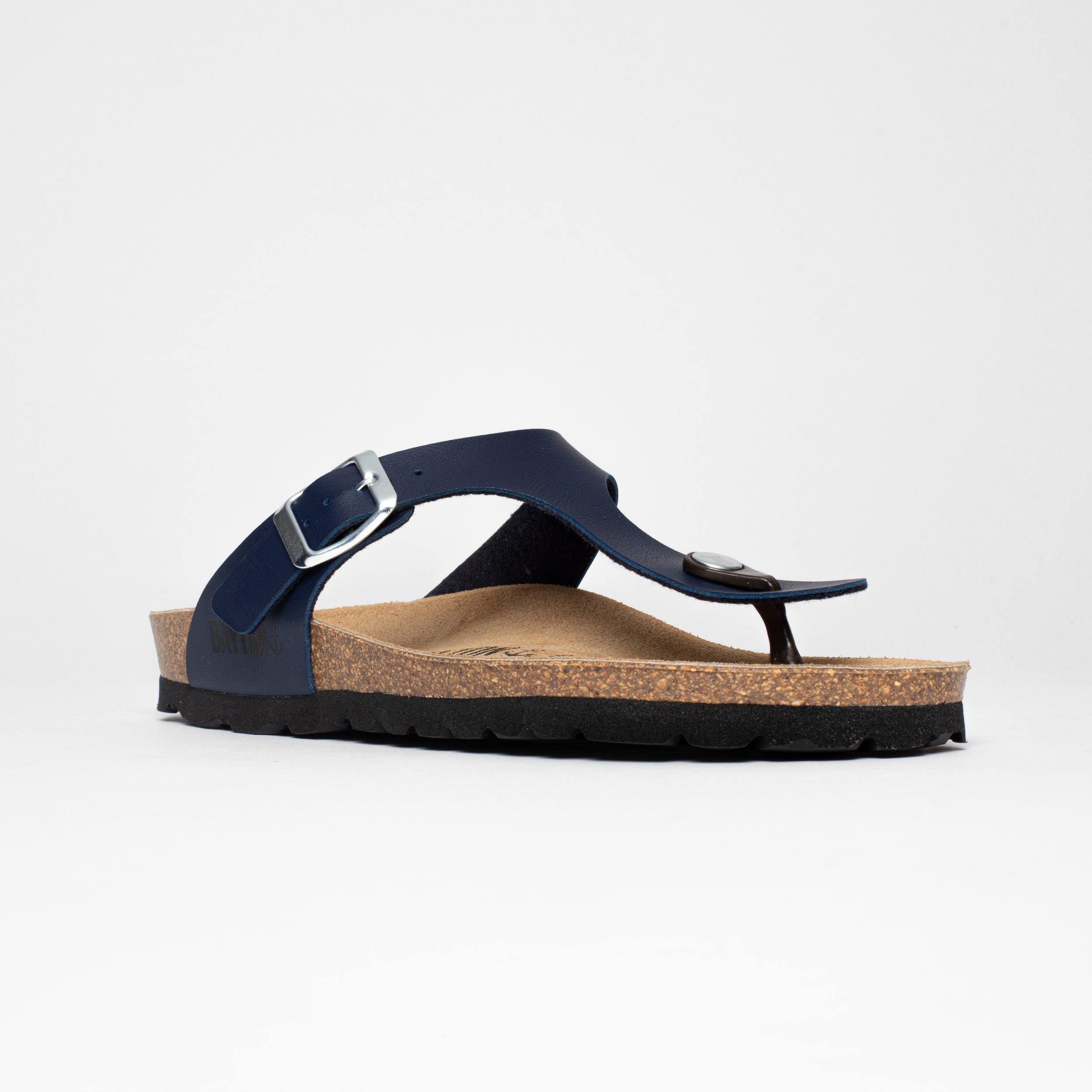 Cairns Navy Blue Toe Post Sandals