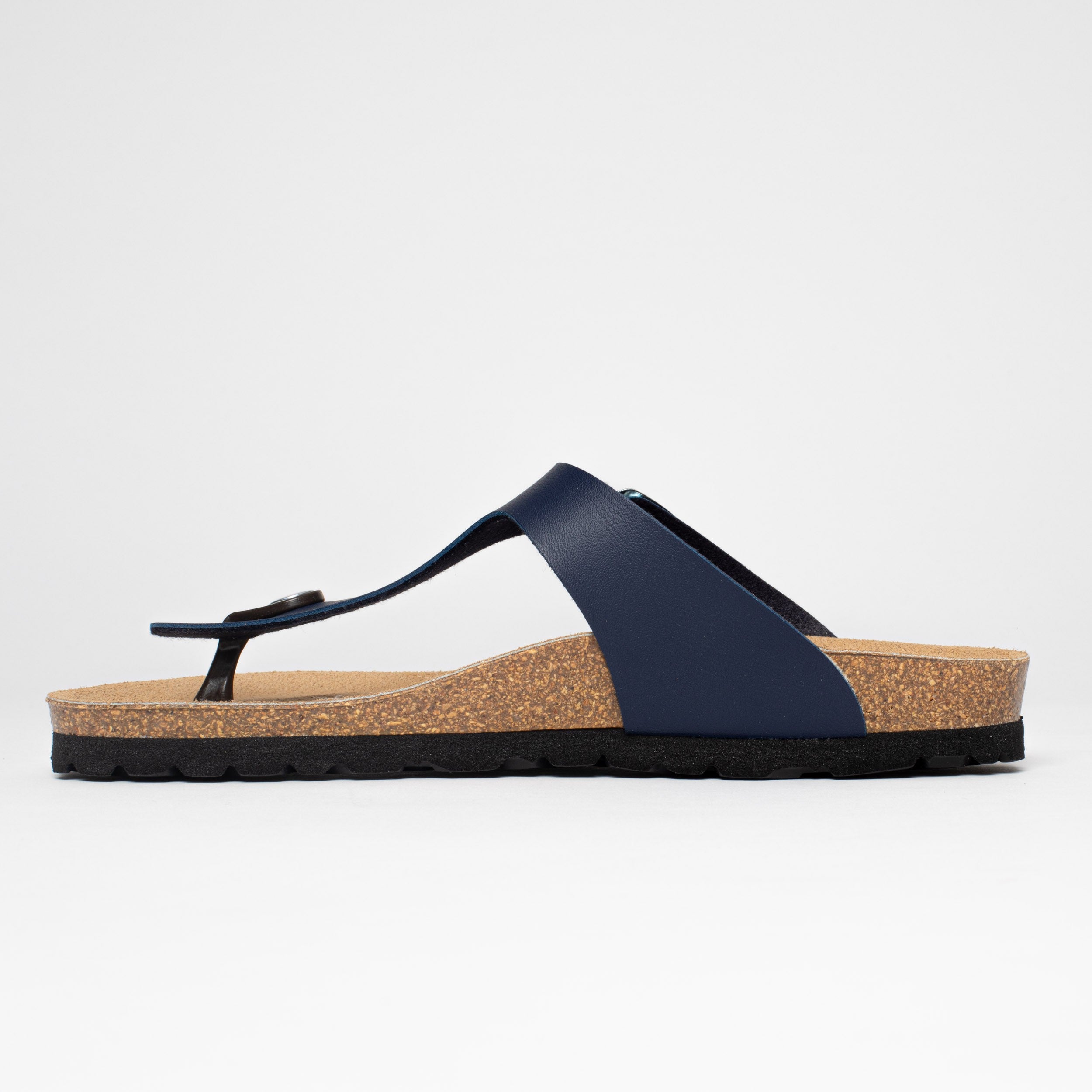 Cairns Navy Blue Toe Post Sandals