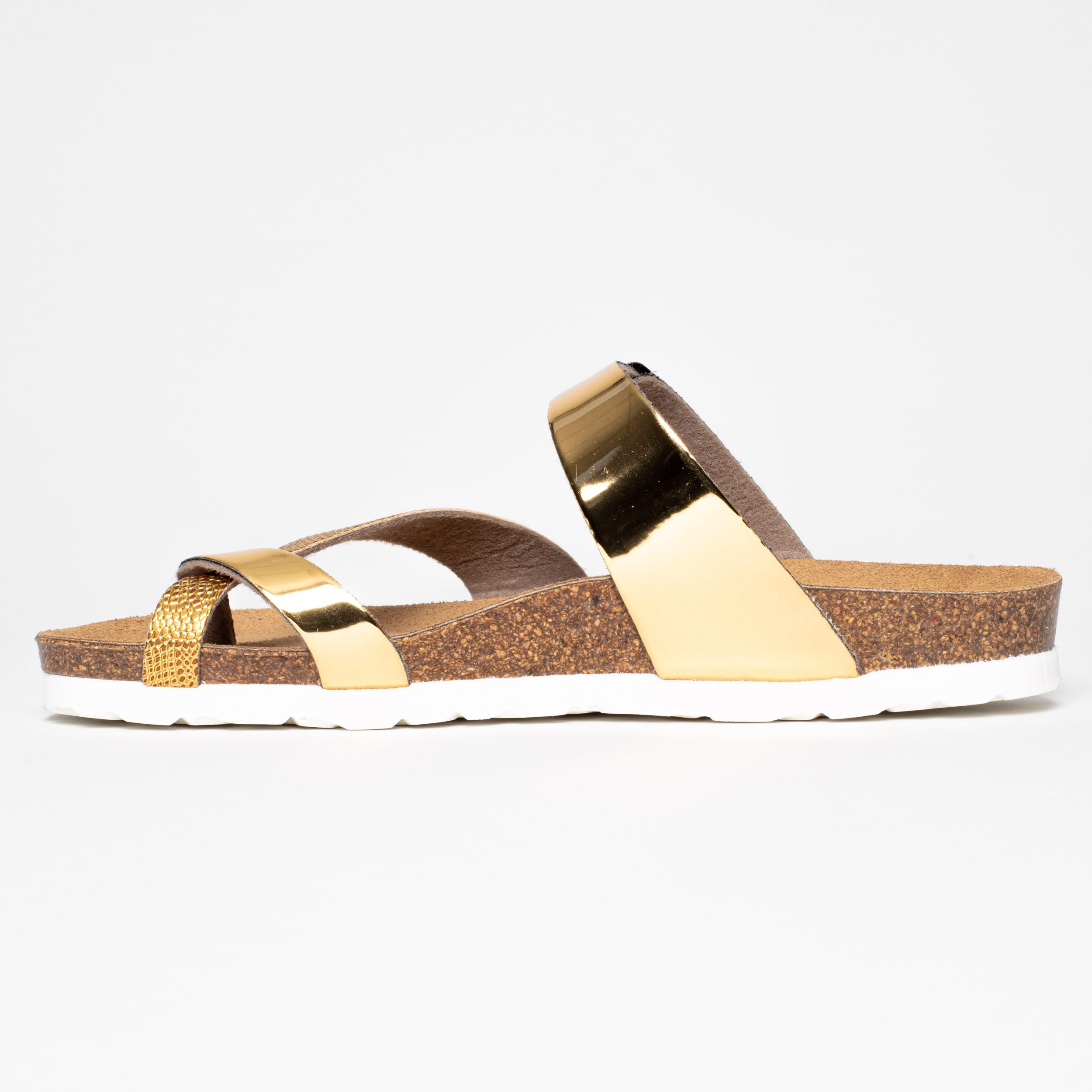 Diane Gold Toe-Toe Sandals