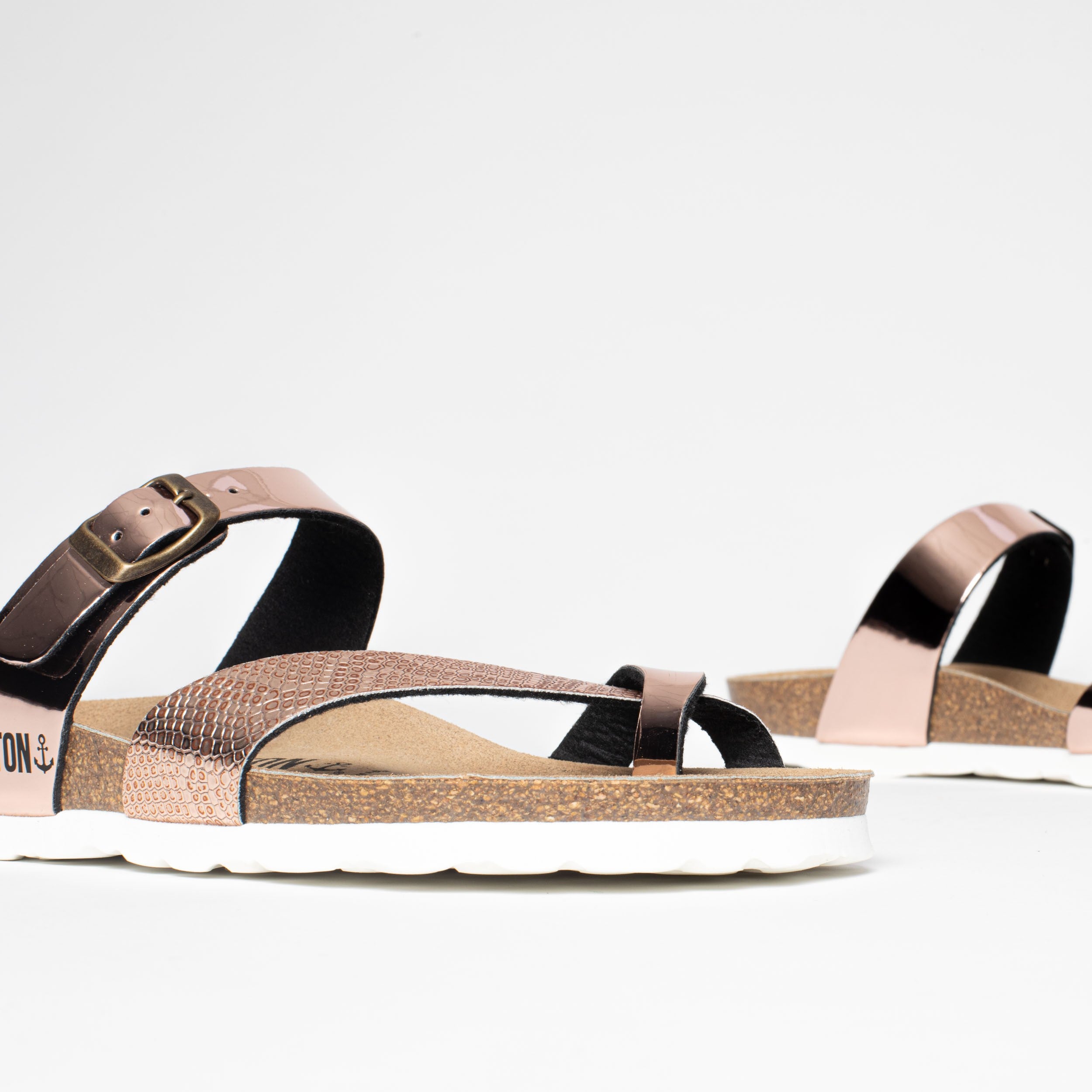 Diane Rose Gold Toe-toe Sandals