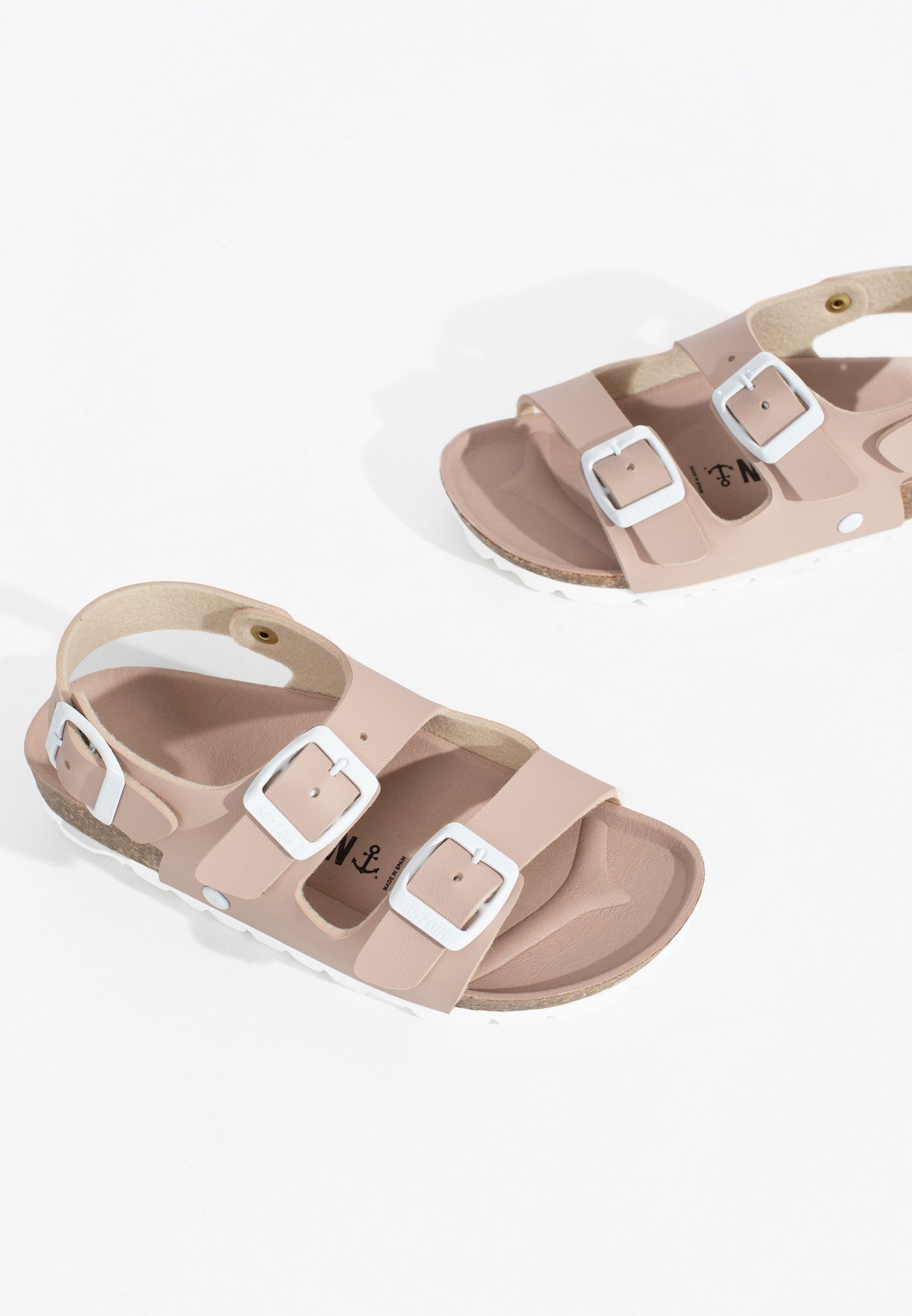 Achille Multibrides Nude Sandals