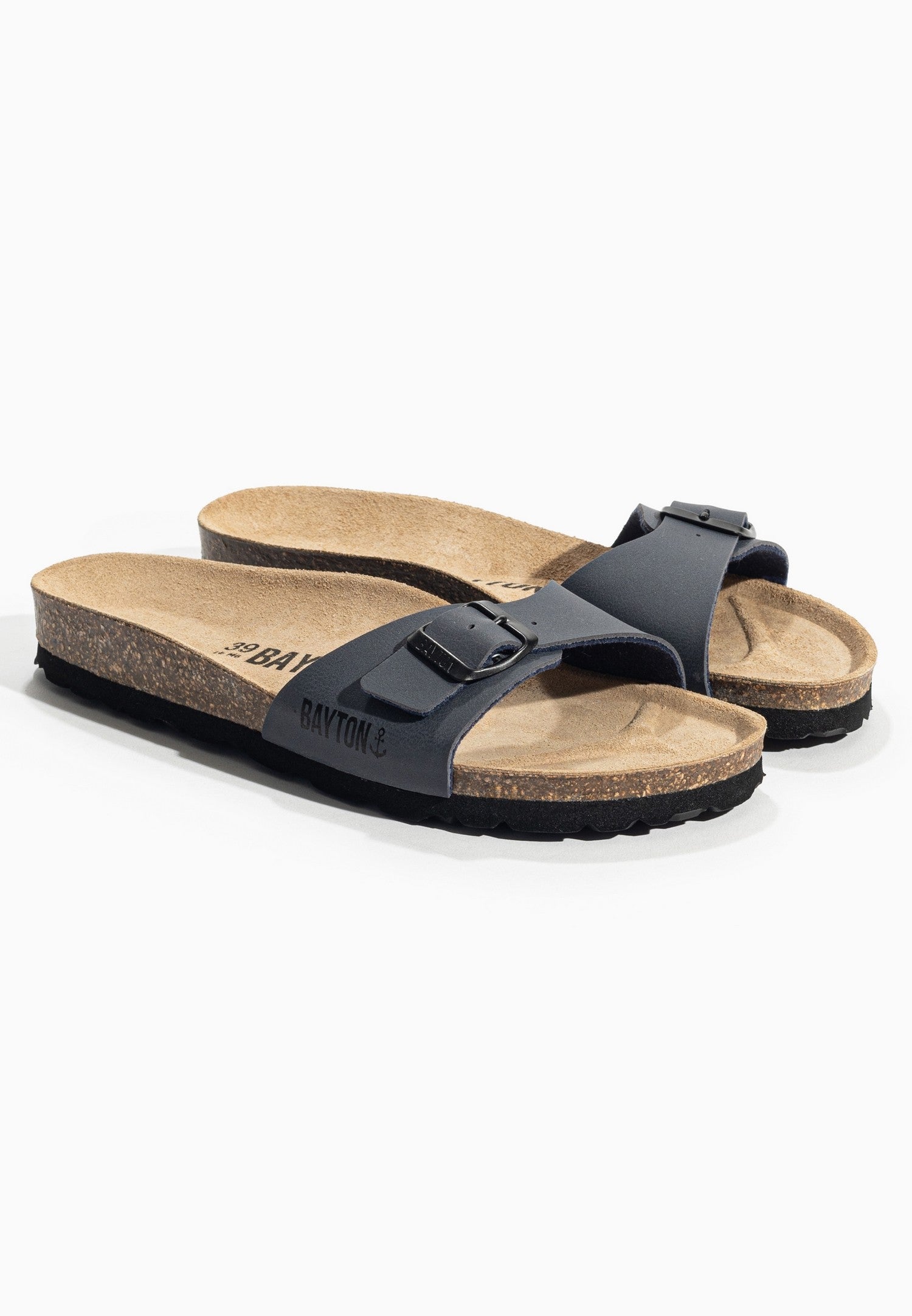 Anastasia Navy Blue 1 Strap Sandals