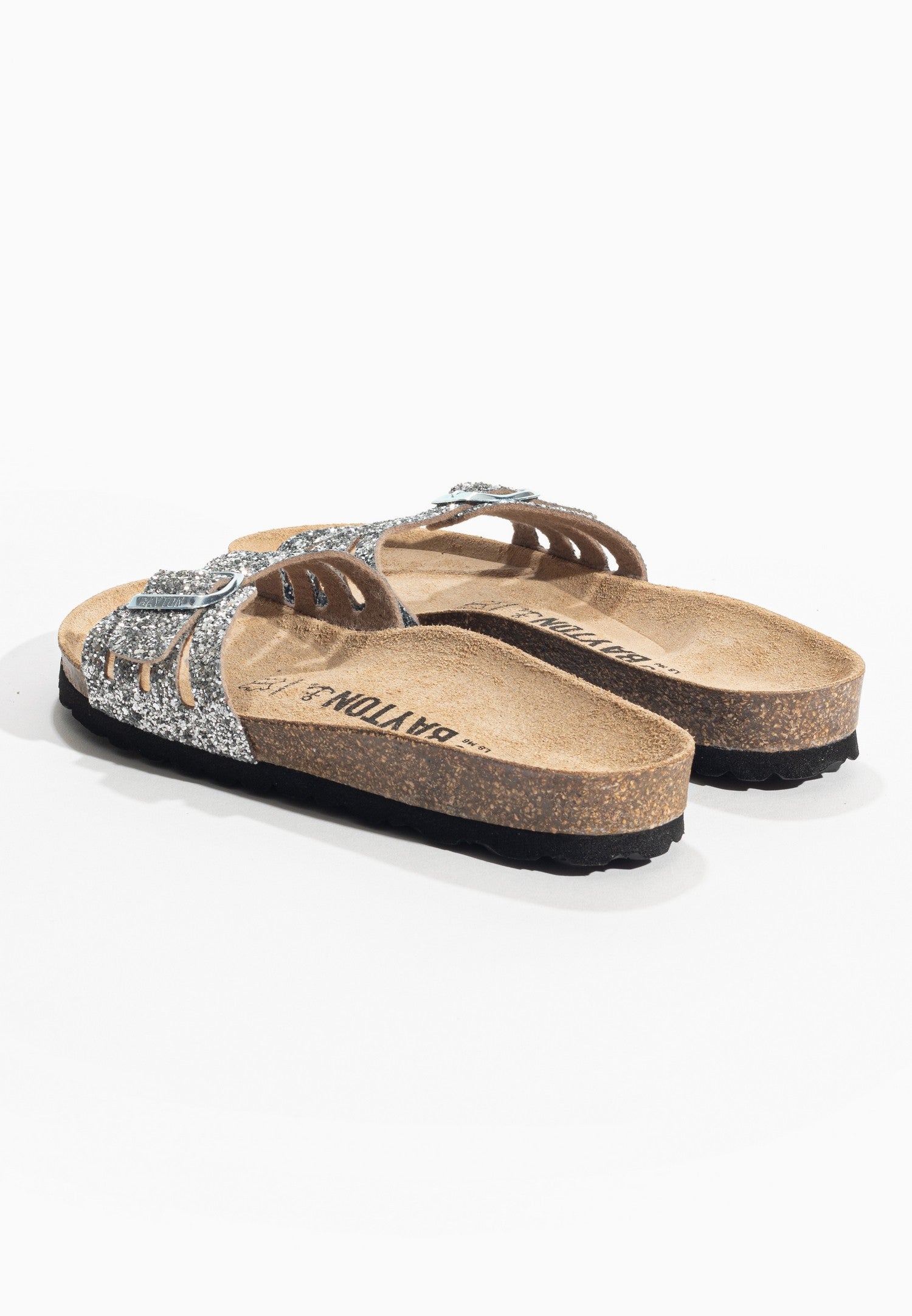 Sandalias Anita Plata Glitter