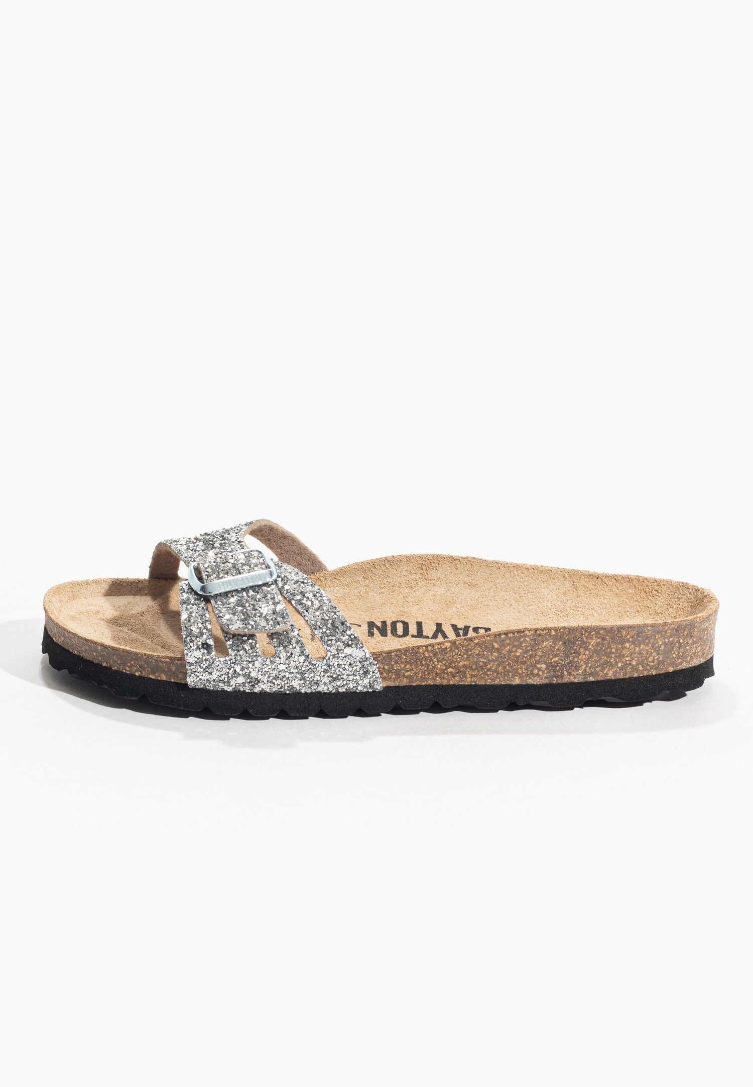 Sandalias Anita Plata Glitter