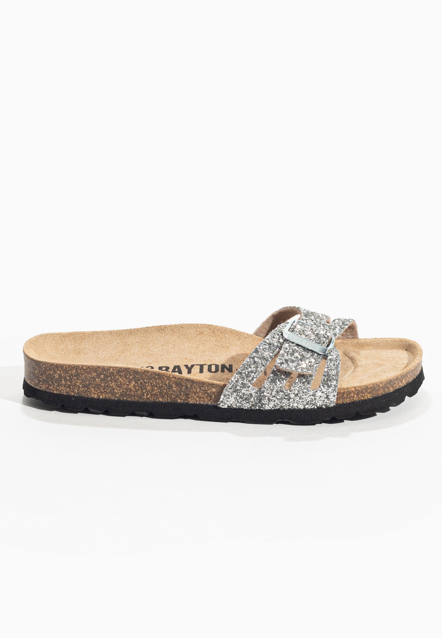 Sandalias Anita Plata Glitter