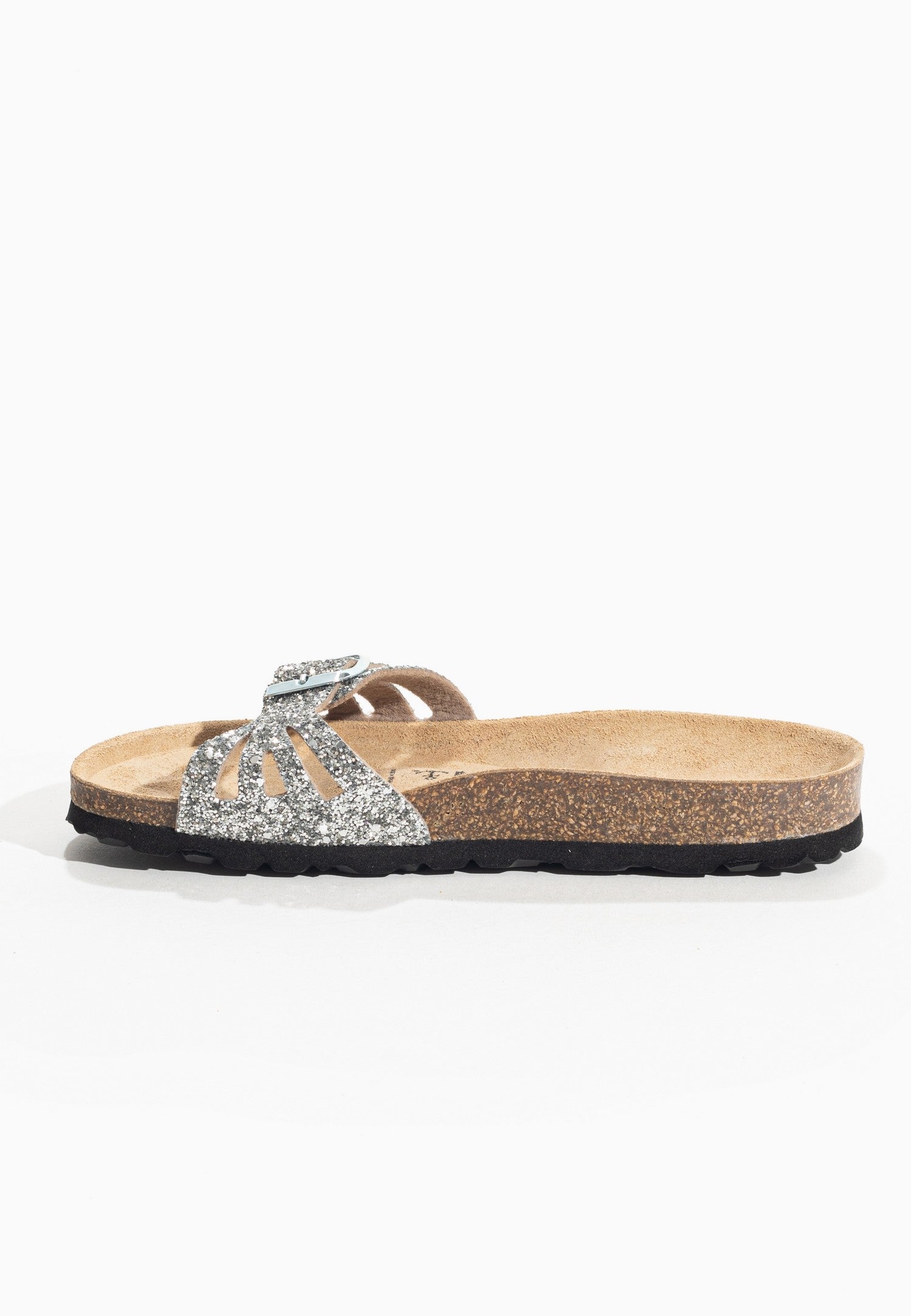 Sandalias Anita Plata Glitter