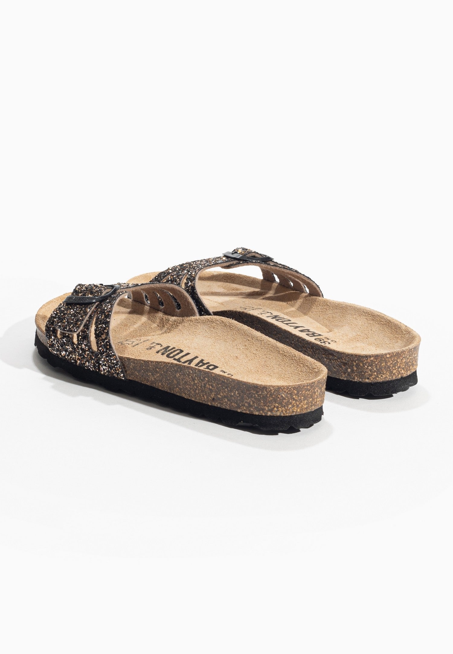 Anita Bronze Glitter 1 Strap Sandals