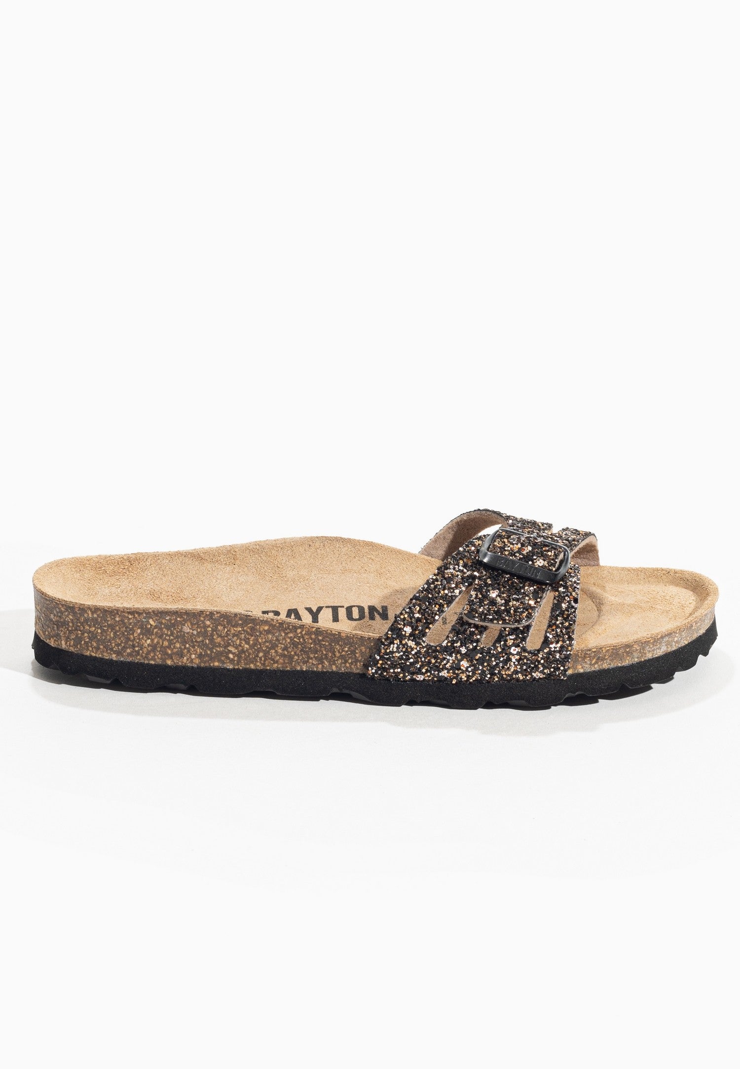 Anita Bronze Glitter 1 Strap Sandals