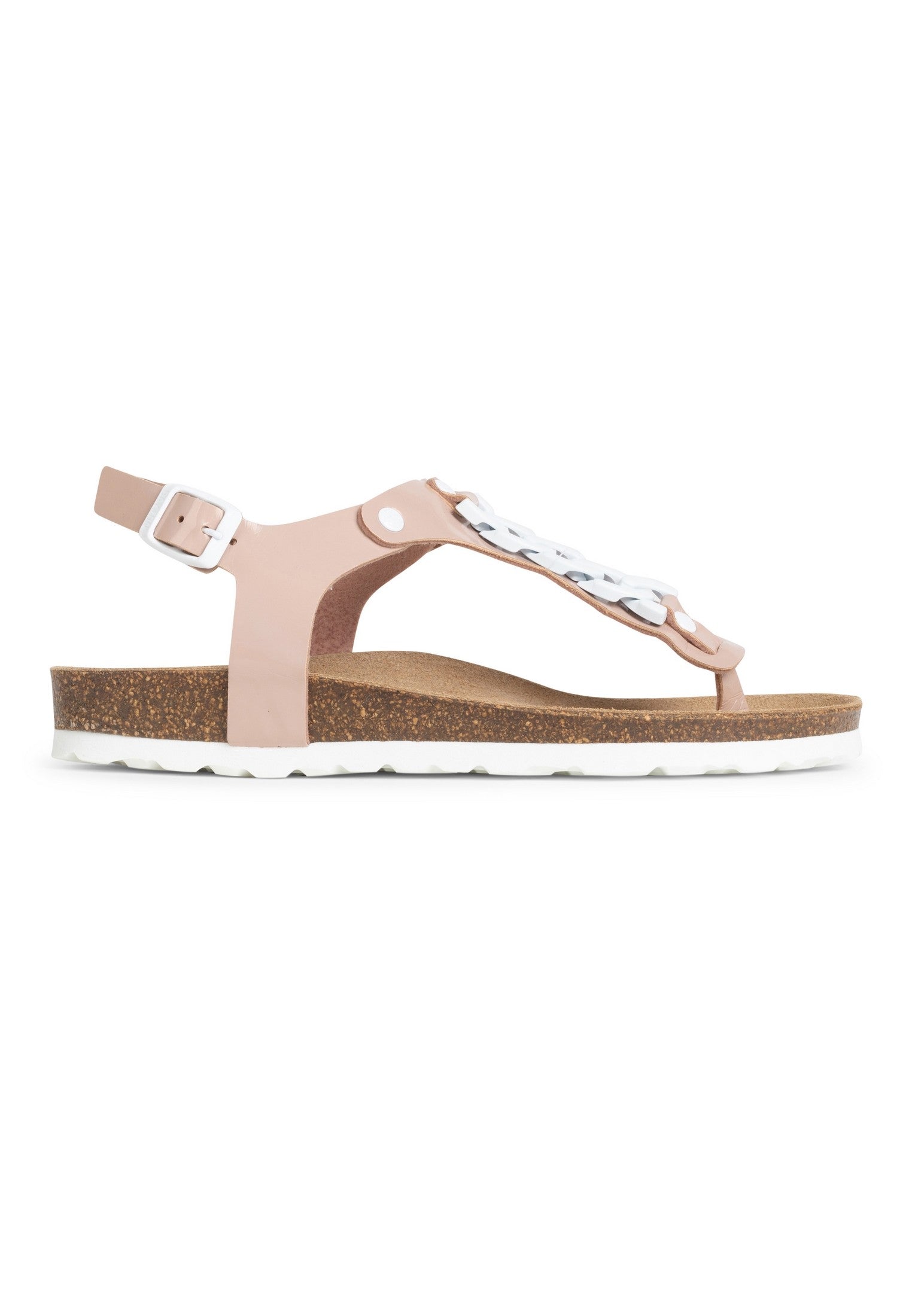 Astrid Rose Toe-Strap Sandals