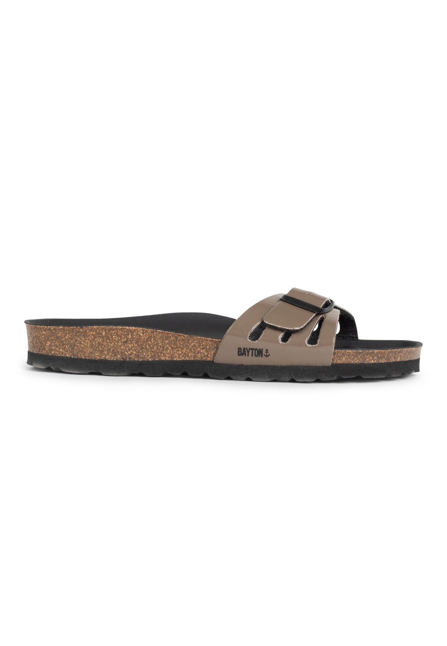 Athena Anthracite 1 Strap Sandals