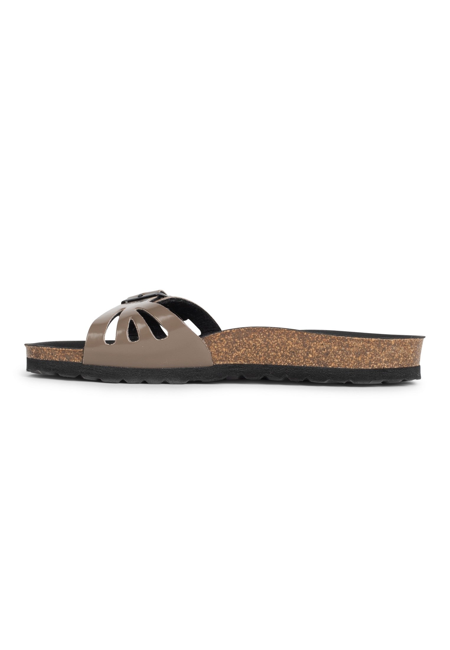 Athena Anthracite 1 Strap Sandals