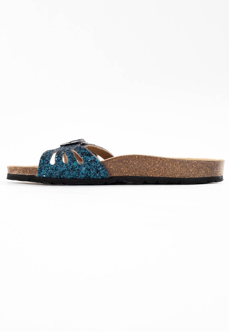 Athena Navy Blue 1 Strap Sandals