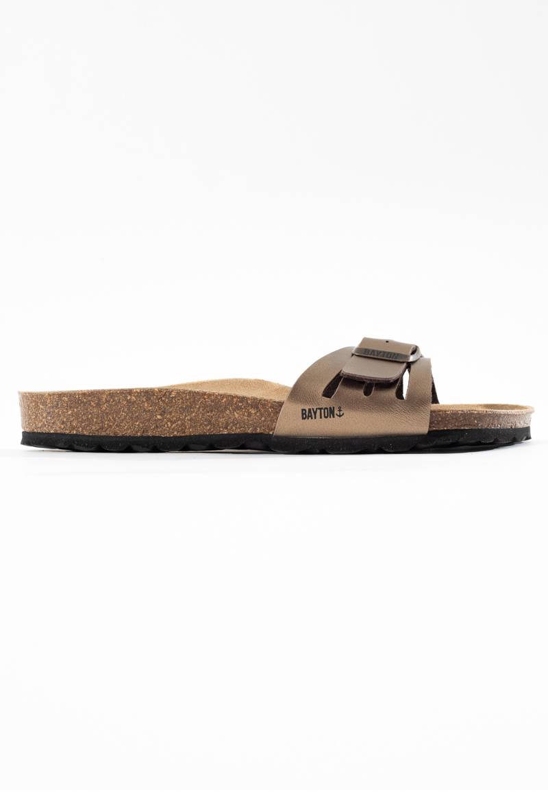 Athena Bronze 1 Strap Sandals