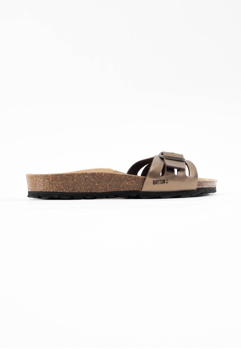 Athena Bronze 1 Strap Sandals