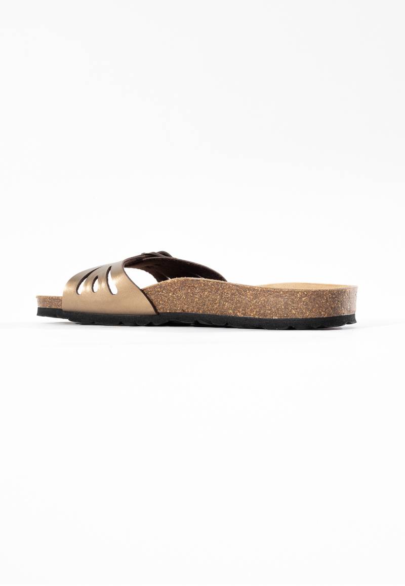 Athena Bronze 1 Strap Sandals