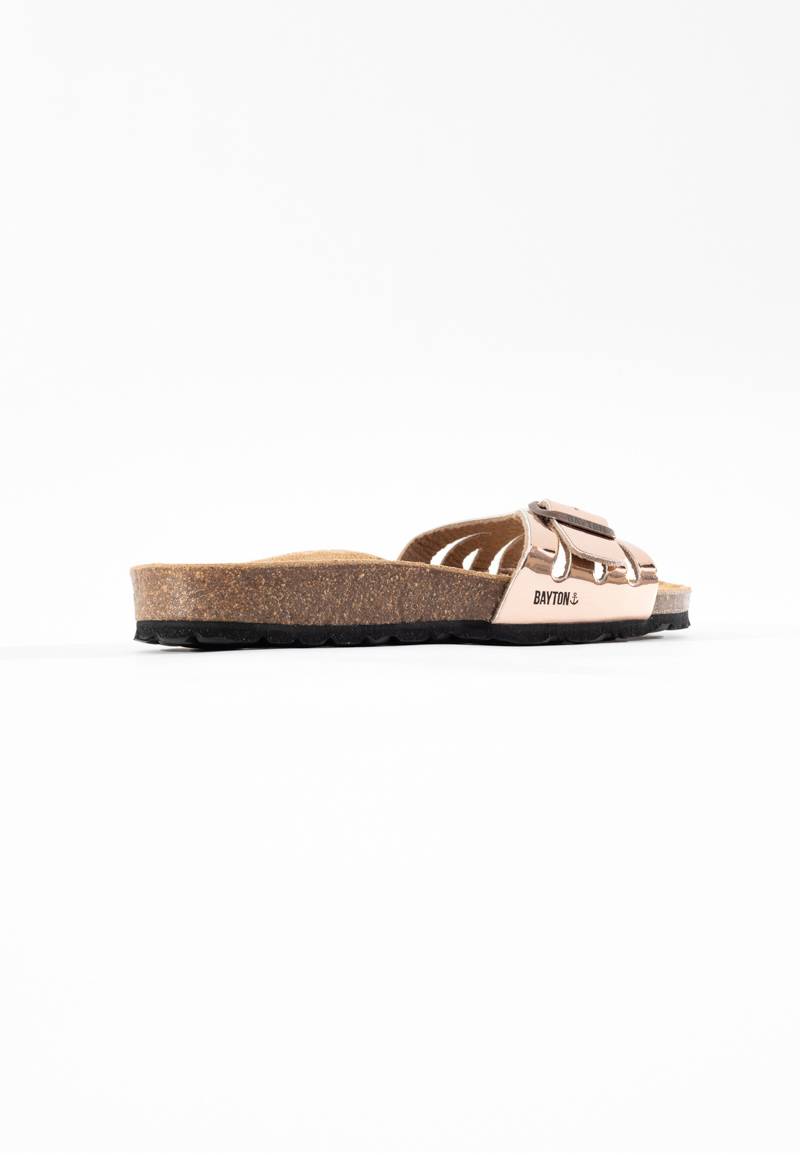 Athena Rose Gold 1 Strap Sandals