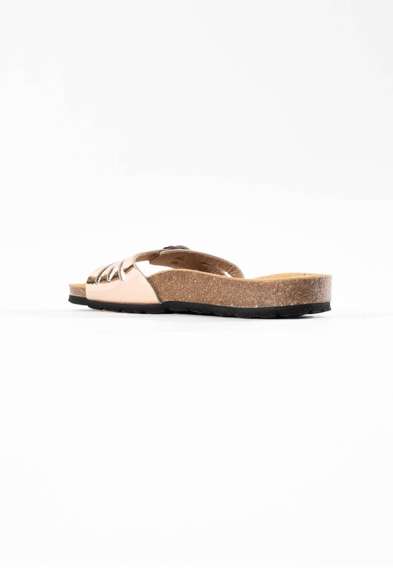 Athena Rose Gold 1 Strap Sandals