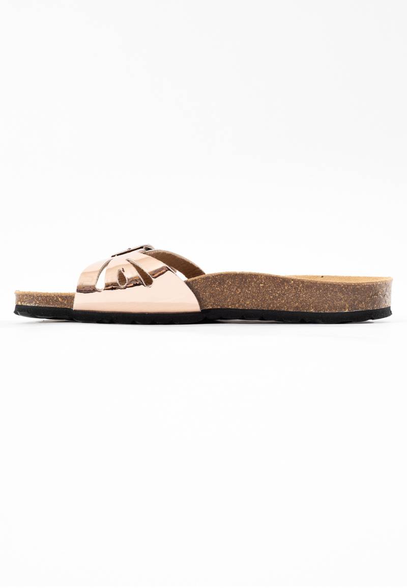 Athena Rose Gold 1 Strap Sandals