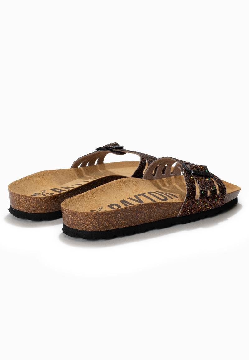 Sandalias Athena Bronce con purpurina