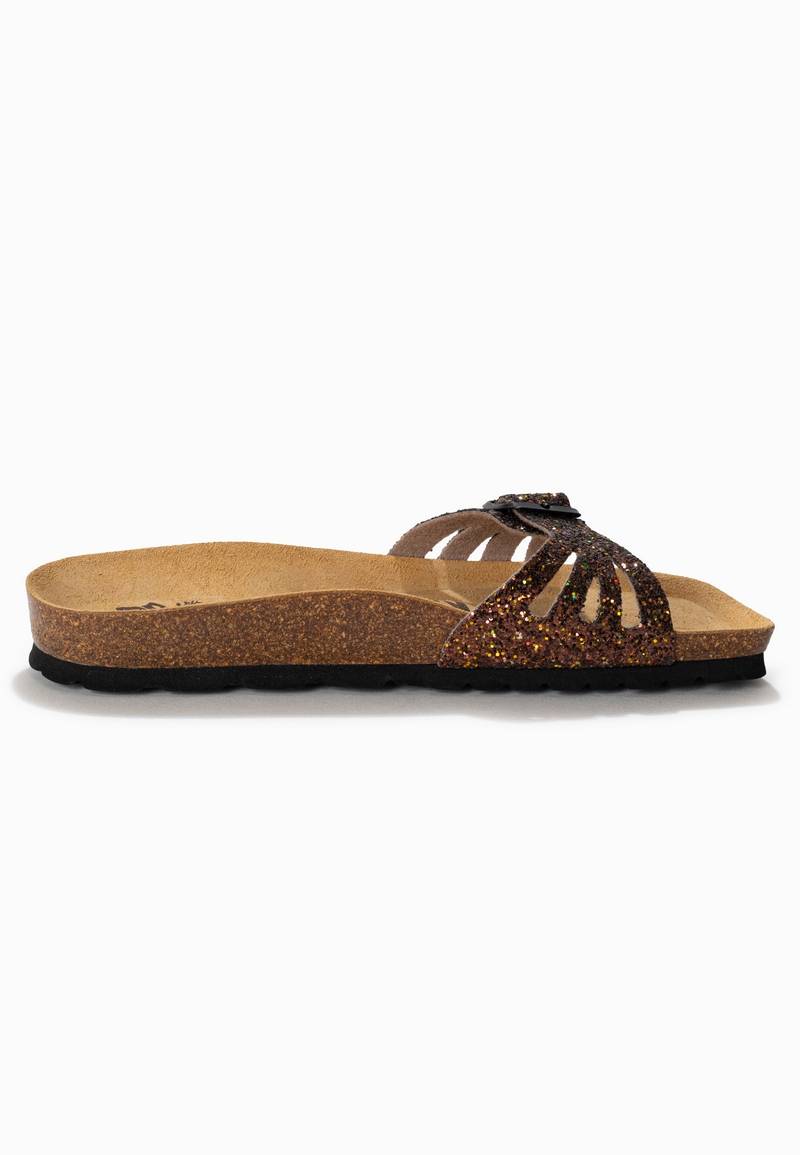 Sandalias Athena Bronce con purpurina