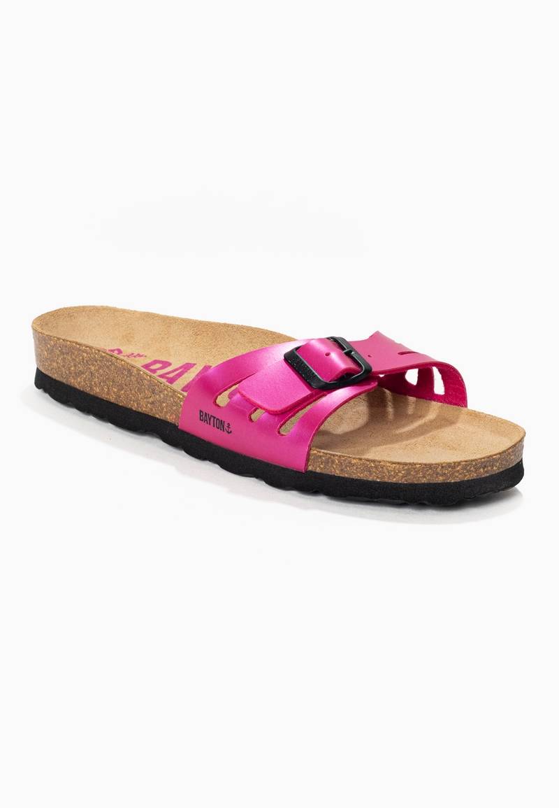 Athena Fuschia 1 Strap Sandals