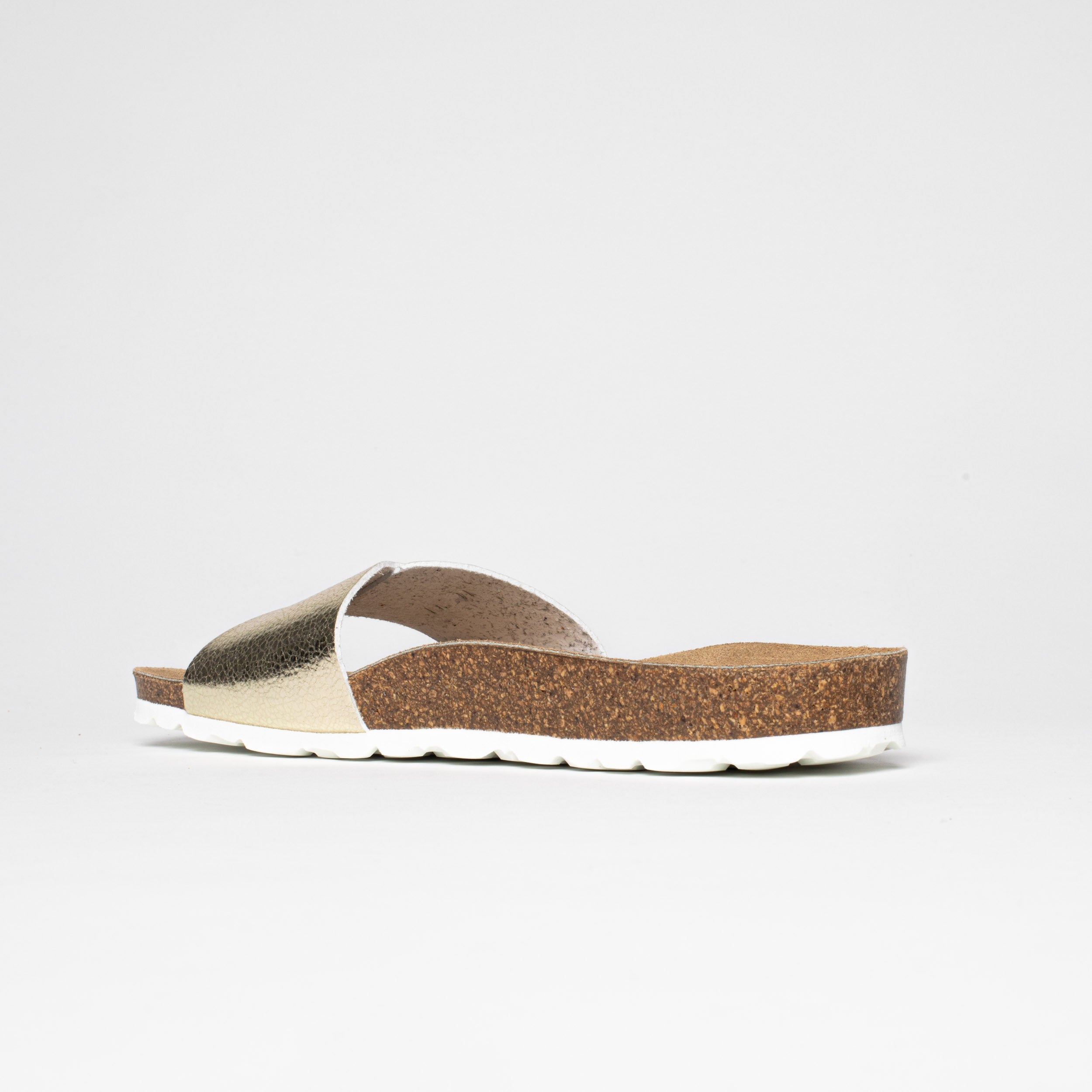 Ballarat Light Gold 1 Strap Sandals