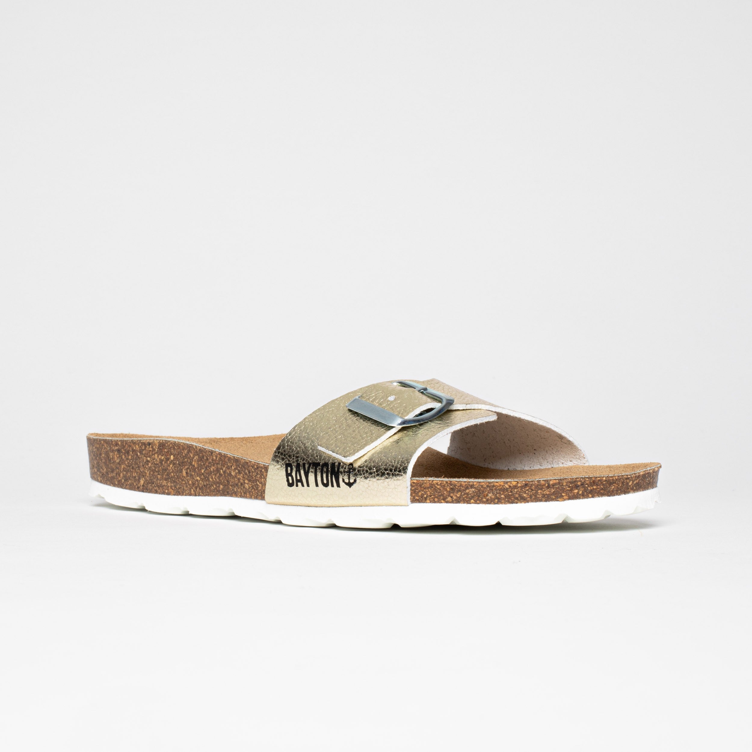 Ballarat Light Gold 1 Strap Sandals