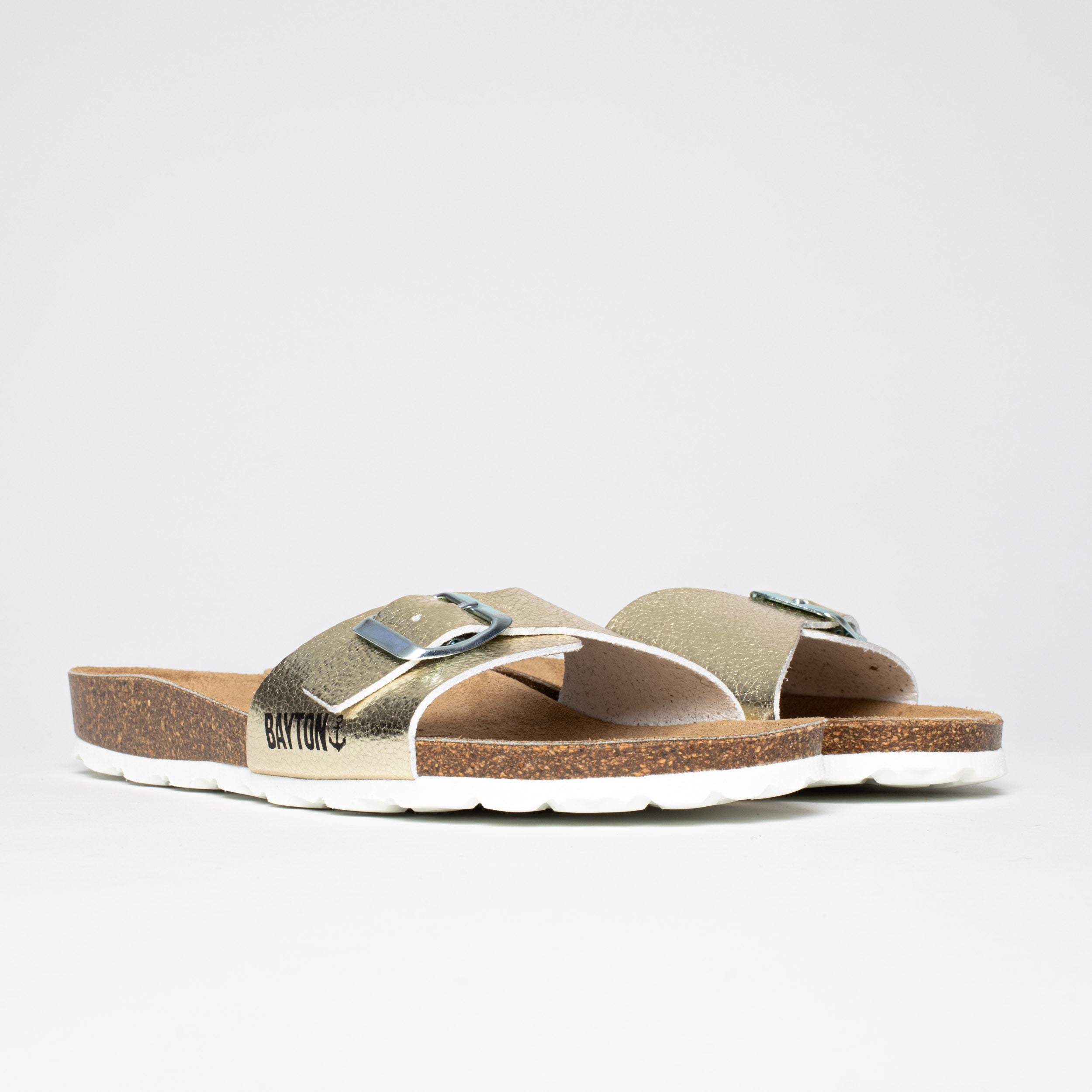 Ballarat Light Gold 1 Strap Sandals