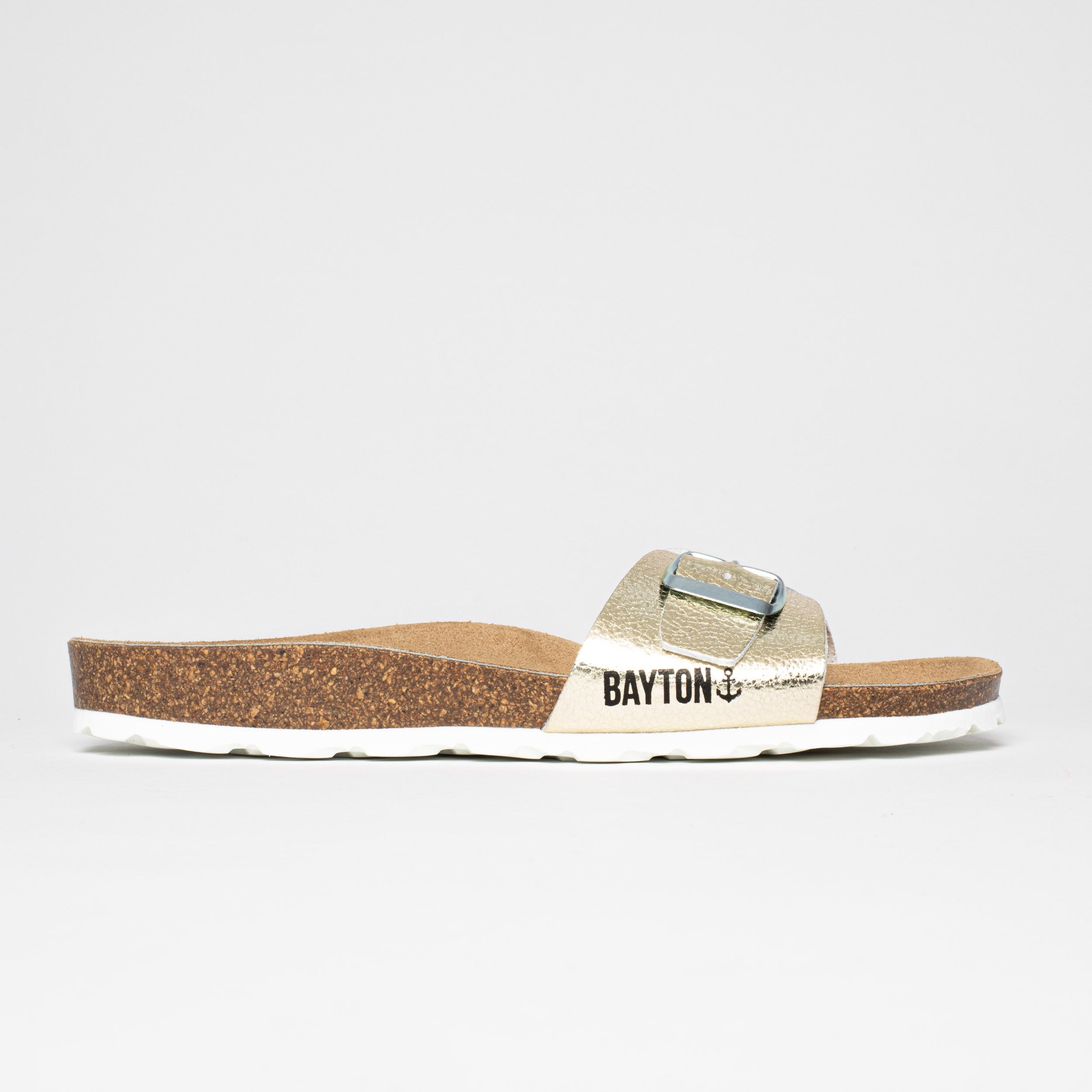 Ballarat Light Gold 1 Strap Sandals