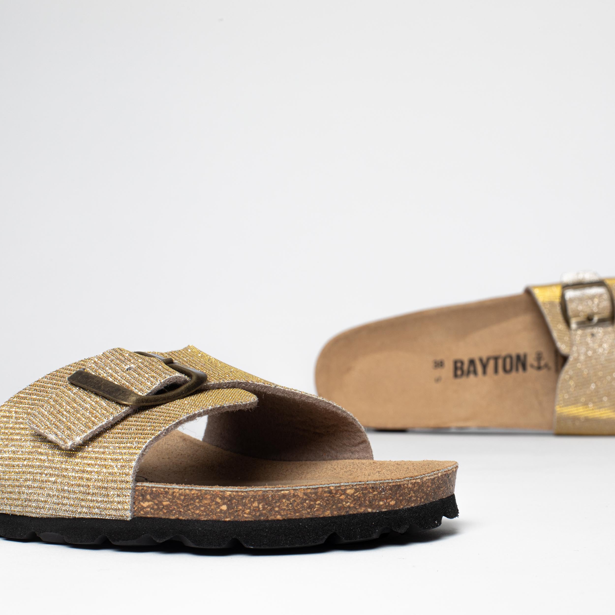 Ballarat Gold 1 Strap Sandals