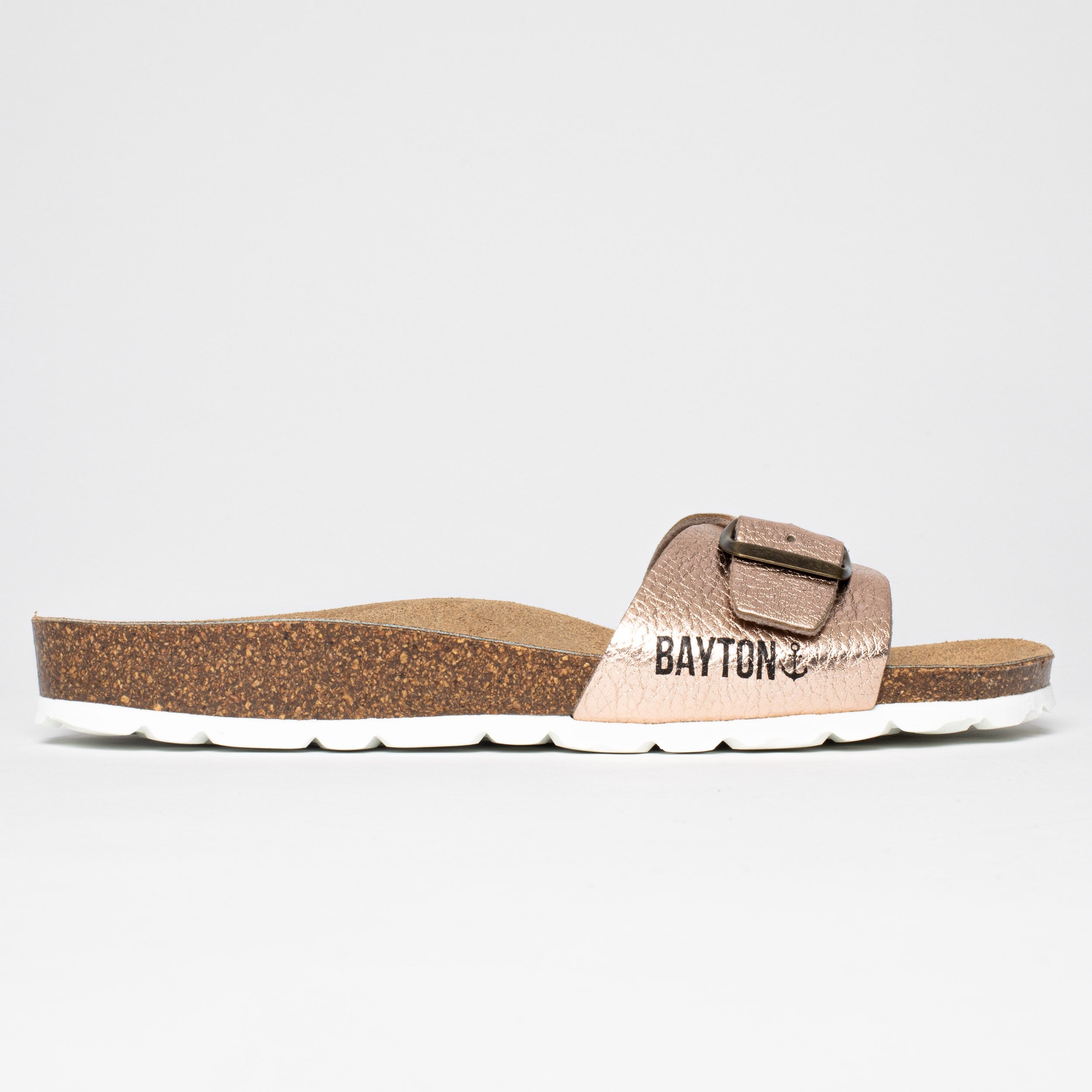 Ballarat Rose Gold 1 Strap Sandals