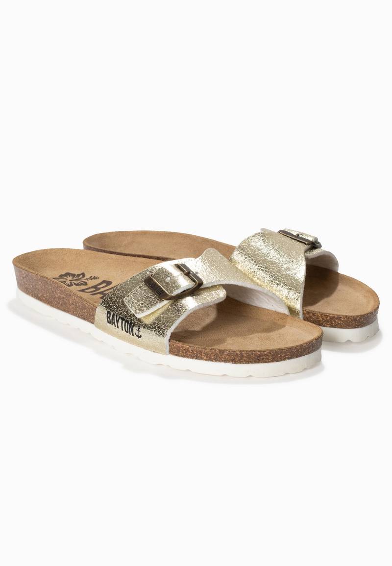 Ballarat Gold 1 Strap Sandals