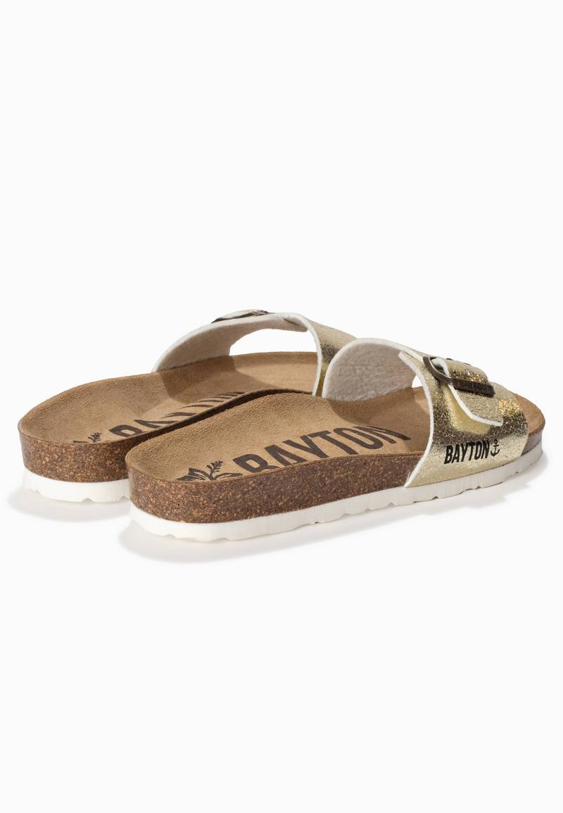 Ballarat Gold 1 Strap Sandals