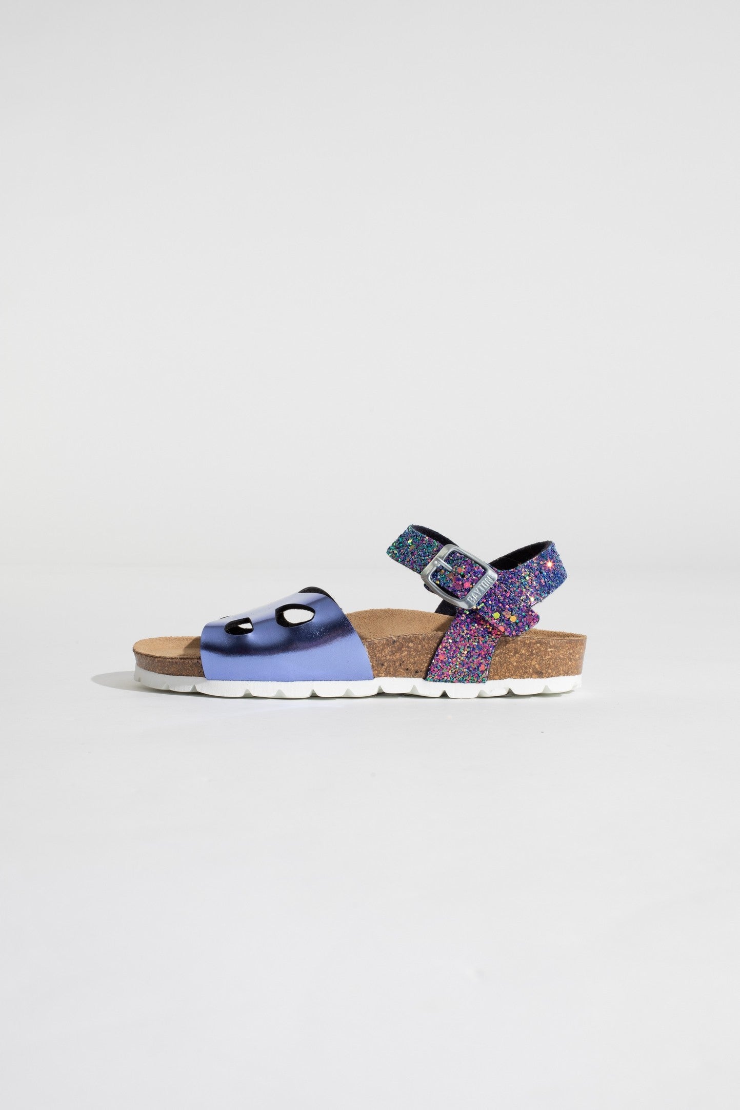 Sandalias Mariposa Azul y purpurina