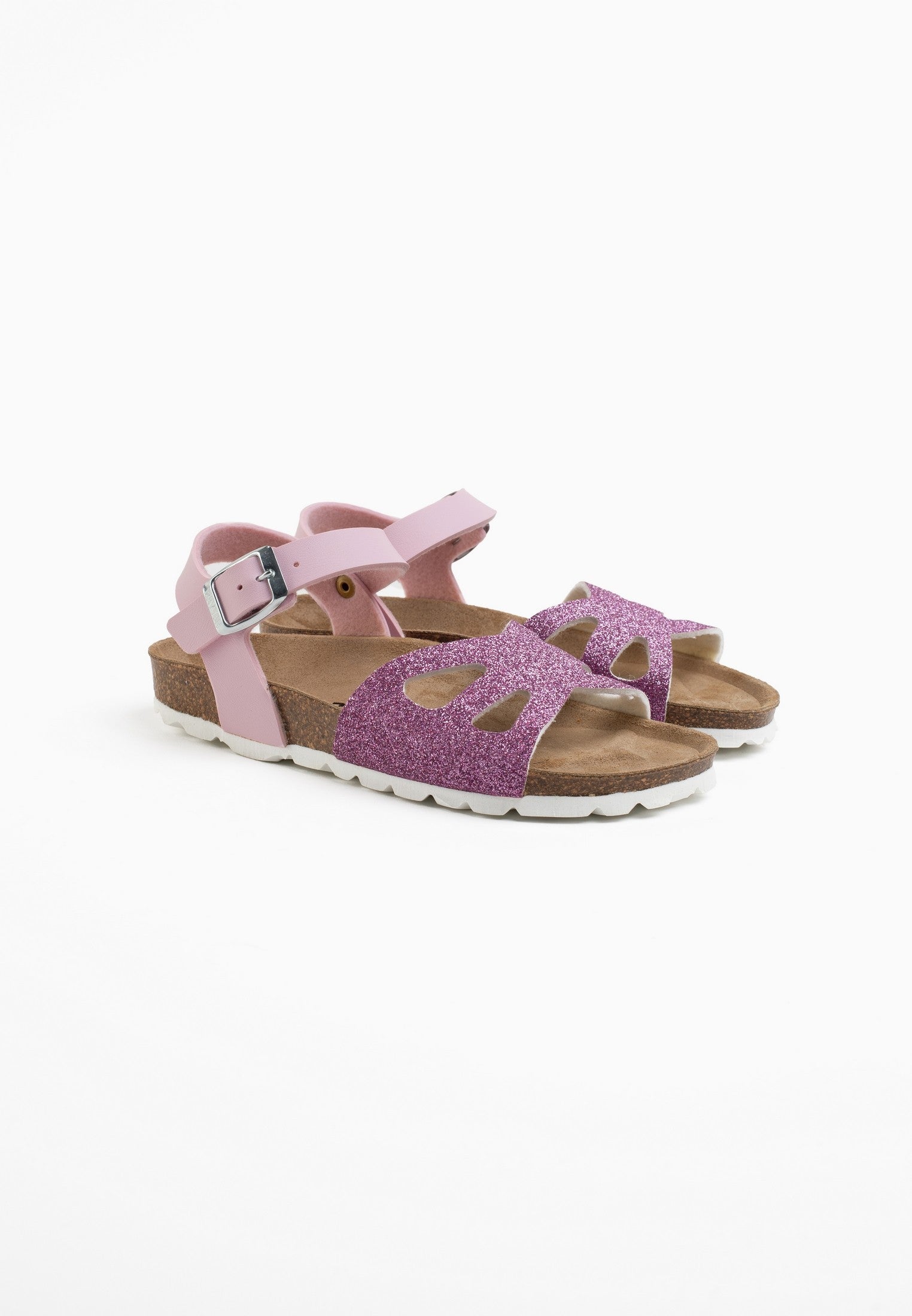 Butterfly Multi-Strap Sandals Pink