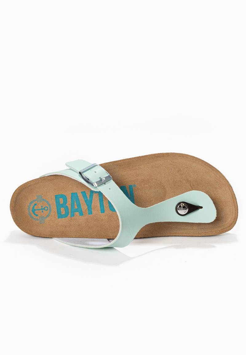 Cairns Sky Blue Toe-Strap Sandals