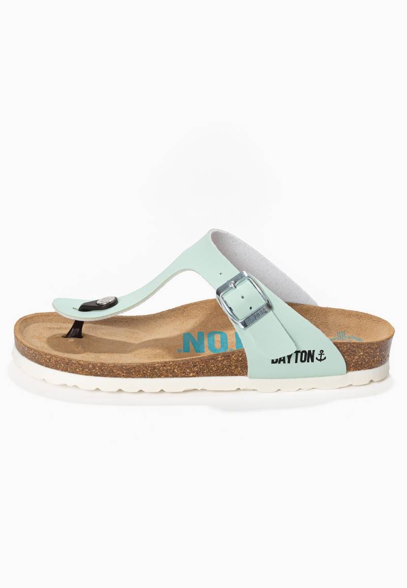 Cairns Sky Blue Toe-Strap Sandals