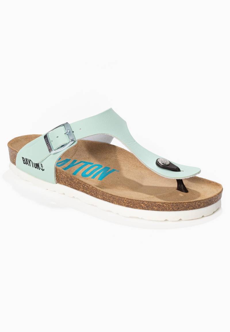 Cairns Sky Blue Toe-Strap Sandals