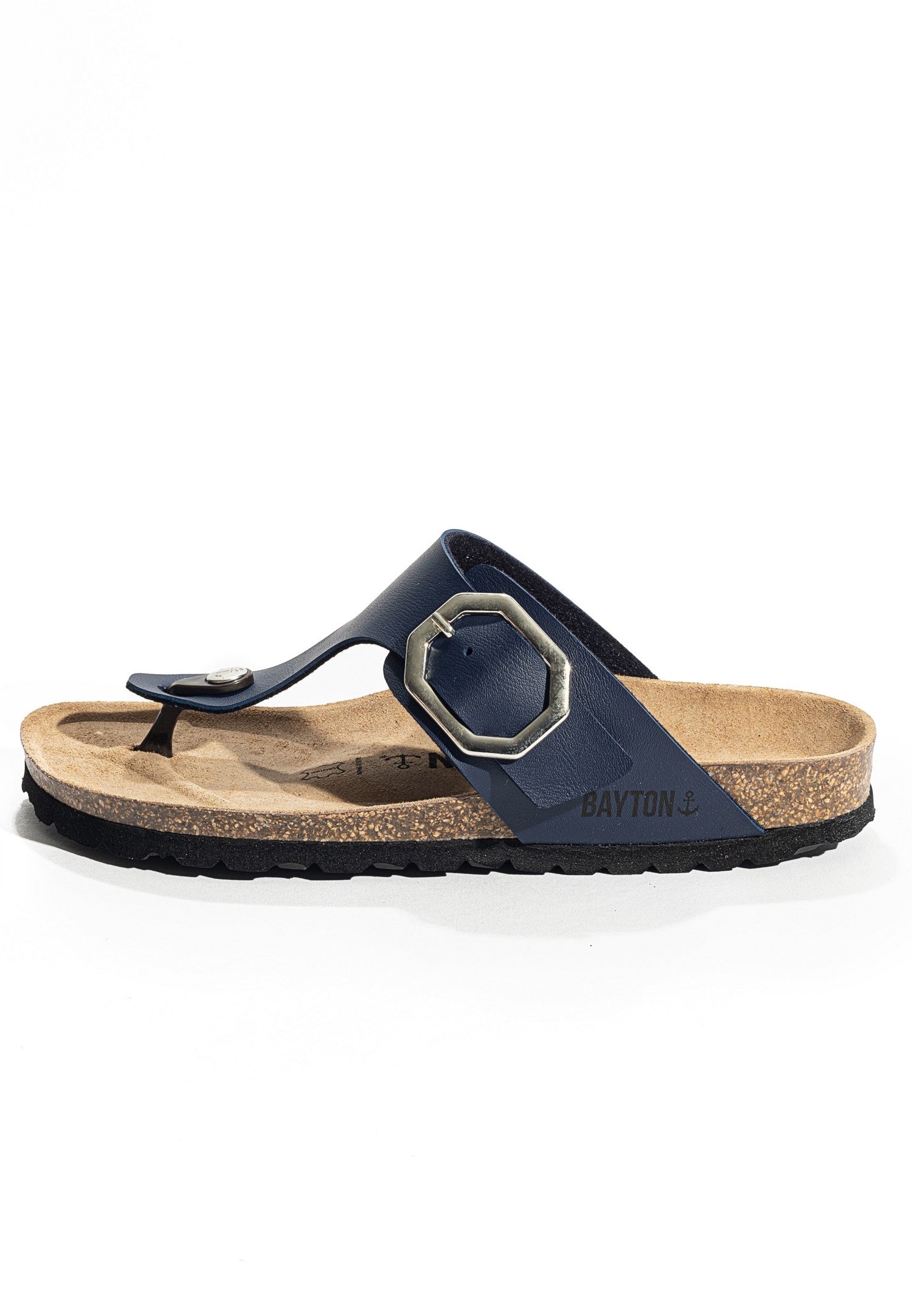 Cairns Navy Blue Toe Post Sandals