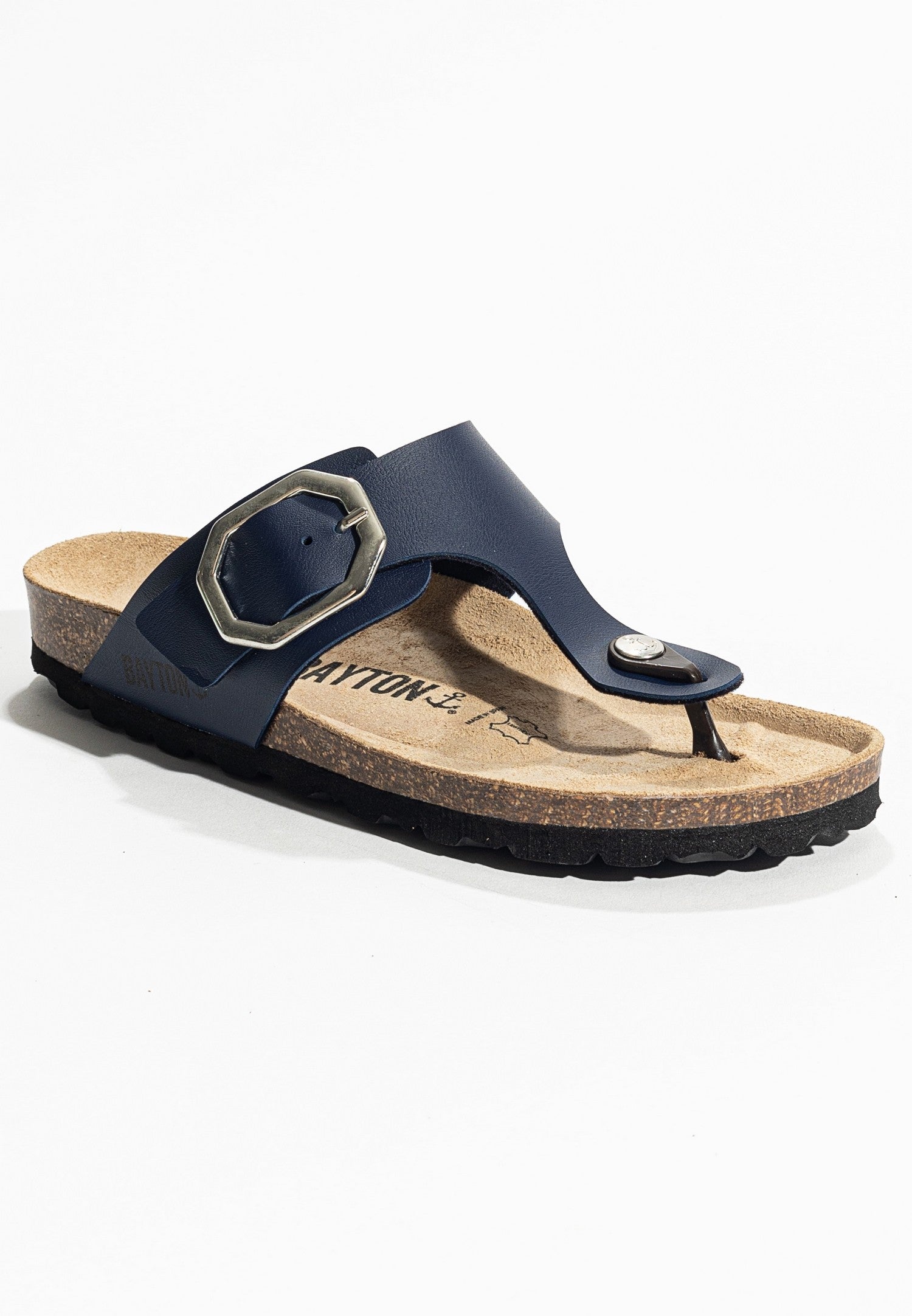 Cairns Navy Blue Toe Post Sandals