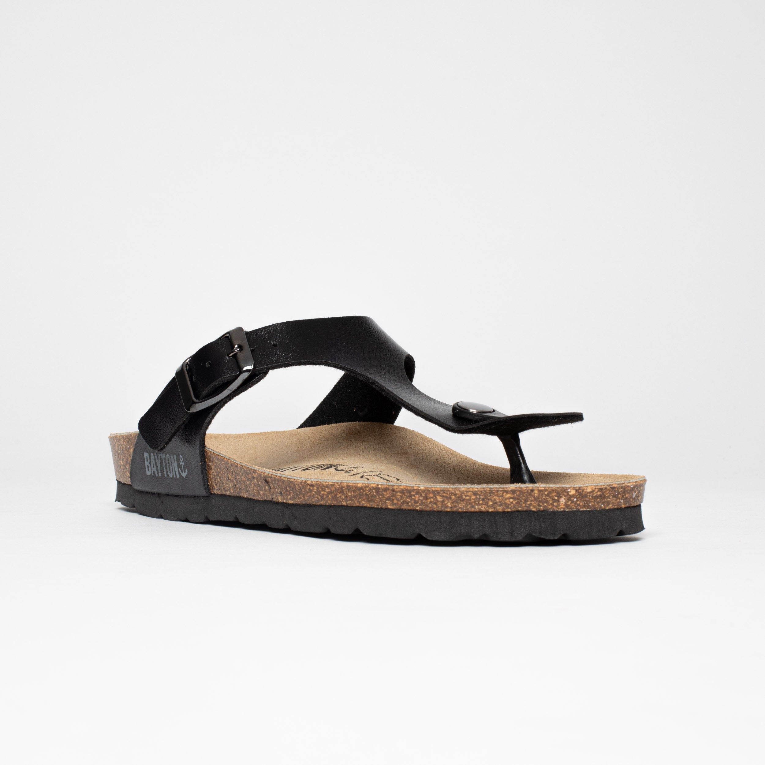 Cairns Black Open Toe Sandals