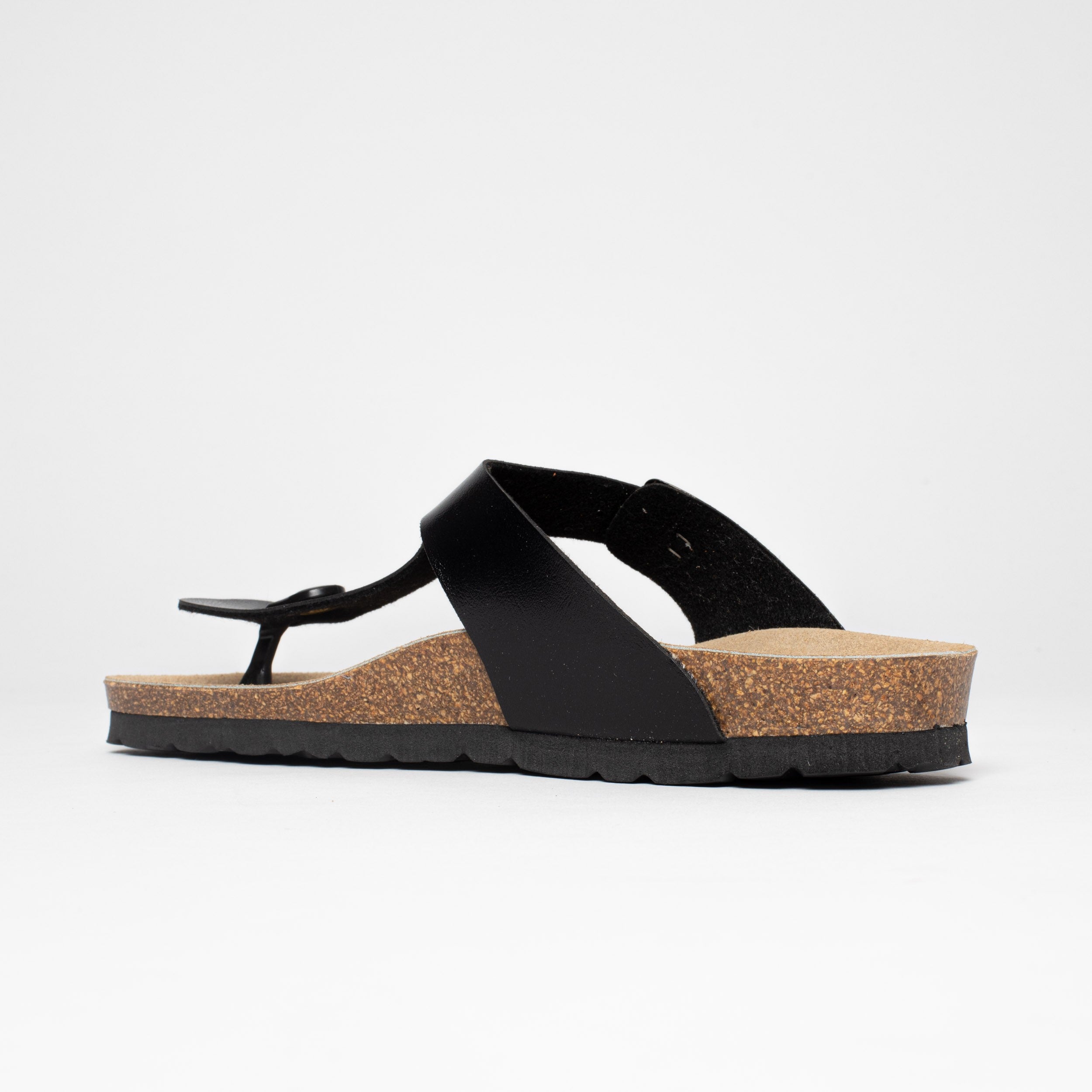 Cairns Black Open Toe Sandals