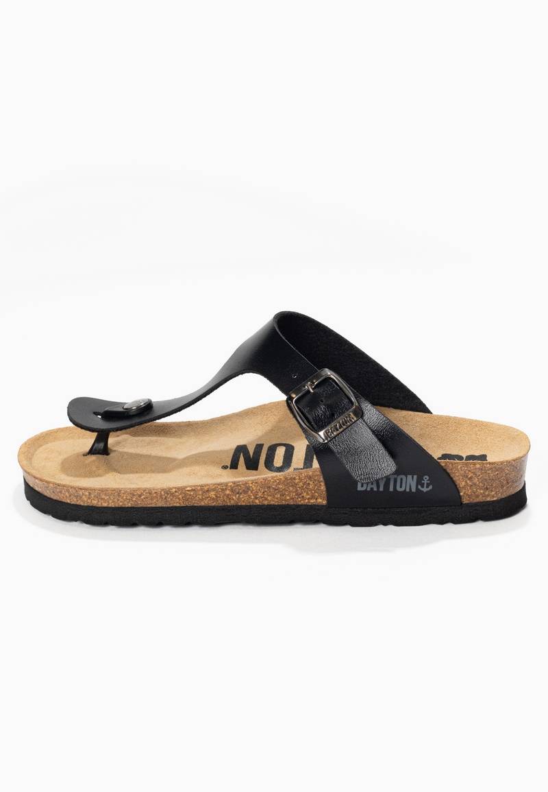 Cairns Black Open Toe Sandals