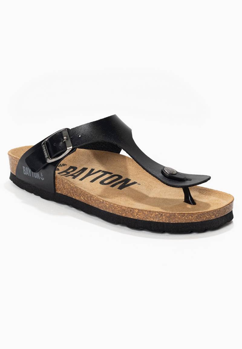 Cairns Black Open Toe Sandals