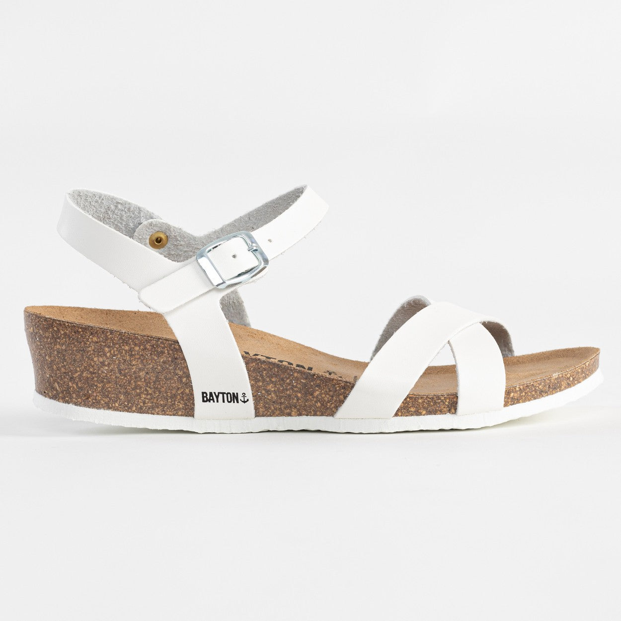 Sandalias Canberra Cuña Y Semicuña Blanco