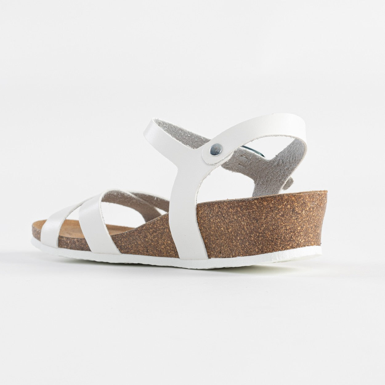 Sandalias Canberra Cuña Y Semicuña Blanco