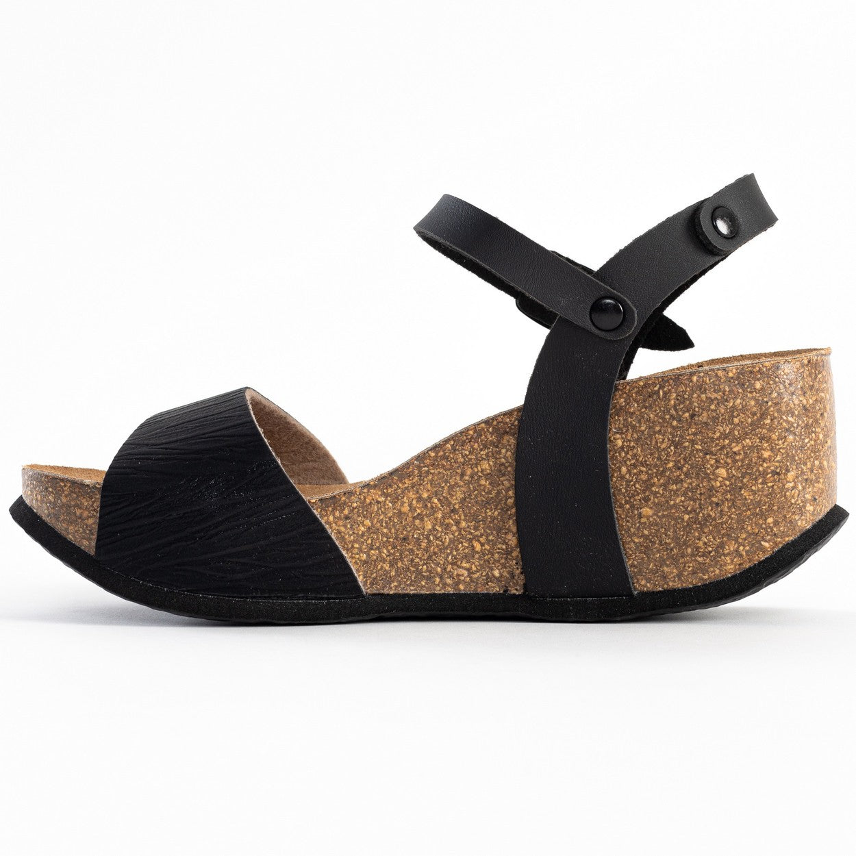 Maya Black Wedge and Semi-Wedge Sandals