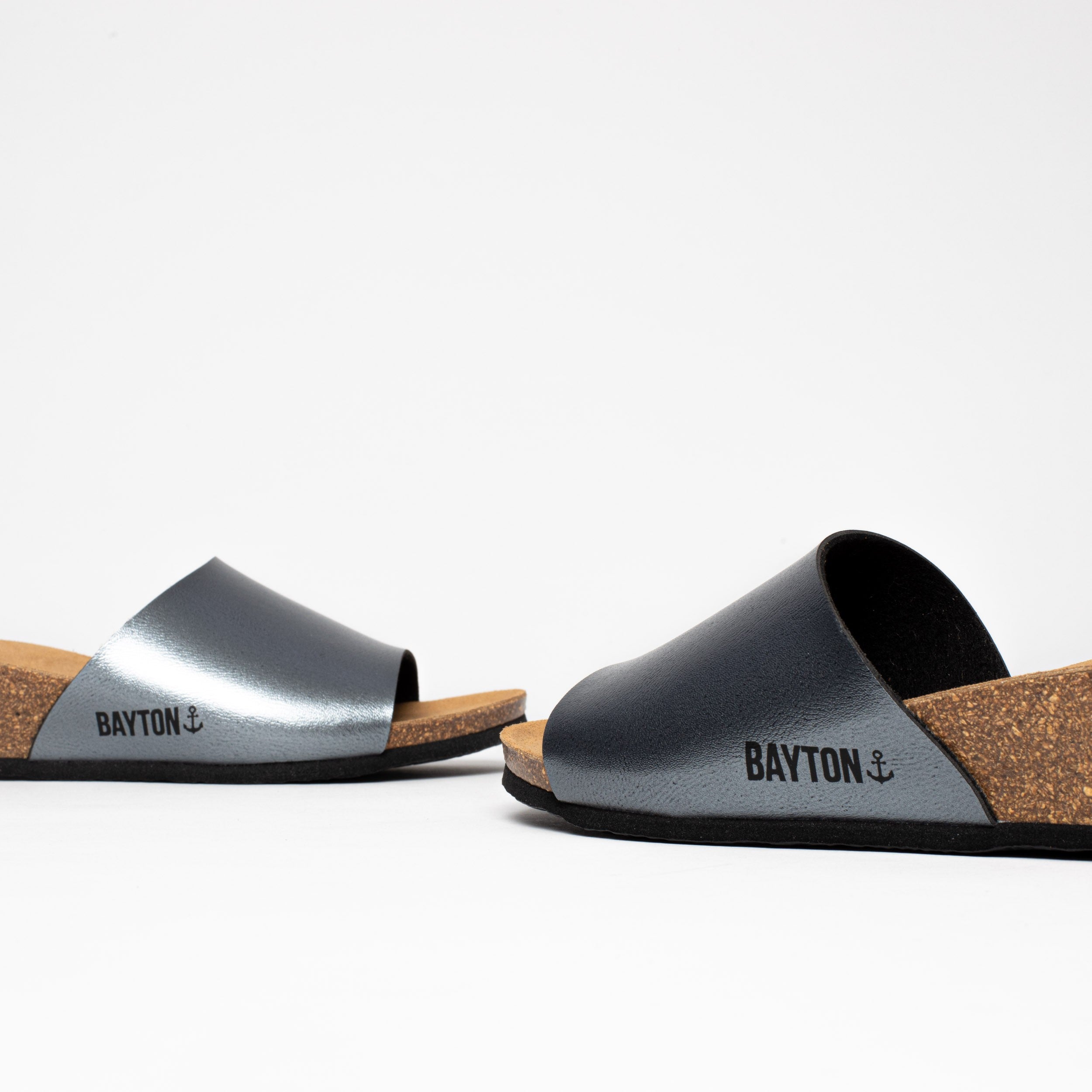 Ventura Anthracite Grey Wedge and Semi-Wedge Sandals